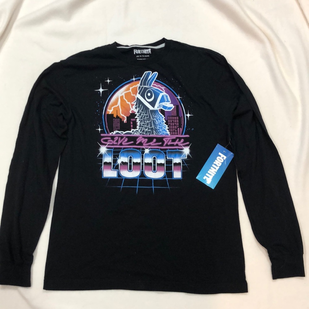 NWT Fortnite Long Sleeve T-Shirt
